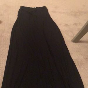 Black maxi skirt